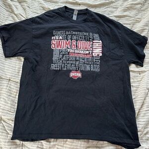 Black Graphic Men's T-Shirt